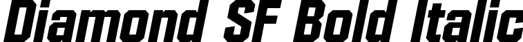 Diamond SF Bold Italic font - Diamond SF Bold Italic.ttf