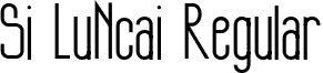 Si LuNcai Regular font - SiLuNcai.ttf