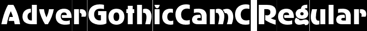 AdverGothicCamC Regular font - AdverGothicCamC.ttf