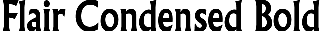 Flair Condensed Bold font - Flair Condensed Bold.ttf