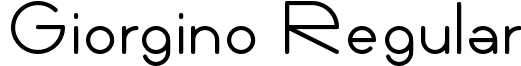 Giorgino Regular font - Giorgino.ttf