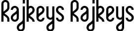 Rajkeys Rajkeys font - Rajkeys.ttf