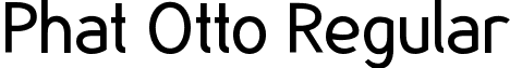 Phat Otto Regular font - phatotto.ttf