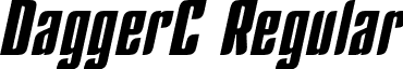 DaggerC Regular font - DaggerC.ttf