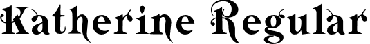 Katherine Regular font - Katherine-Bold.otf