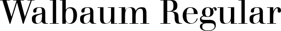 Walbaum Regular font - Walbaum Regular.ttf