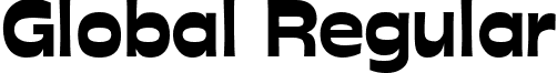 Global Regular font - GLOBAL Regular.ttf