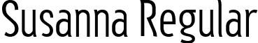 Susanna Regular font - SUSANNA_.ttf