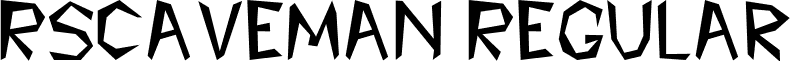 RSCaveman Regular font - rscaveman.ttf