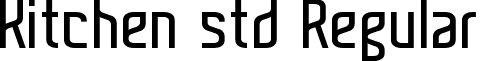 Kitchen std Regular font - Kitchen.ttf