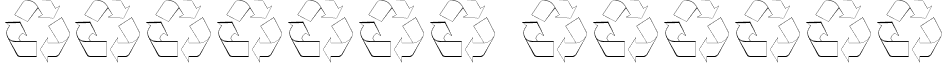 Recycle Medium font - recycle_.ttf