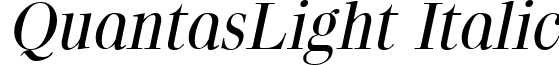 QuantasLight Italic font - quantli.ttf