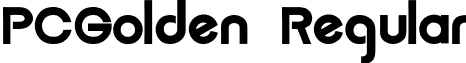 PCGolden Regular font - pcgolden.ttf