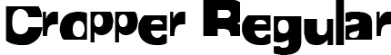 Cropper Regular font - Cropper.ttf