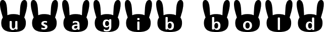 usagib Bold font - usagb.ttf