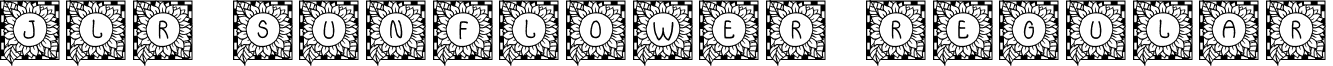 JLR Sunflower Regular font - jlrsunflower.ttf