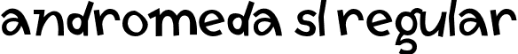 Andromeda SL Regular font - AndromedaSL.otf
