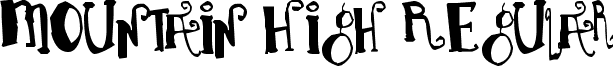 Mountain High Regular font - Mountain_High_font_by_cwylie0.ttf