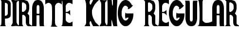 Pirate King Regular font - PirateKing.ttf