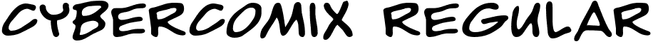 CyberComix Regular font - CYBEC___.TTF