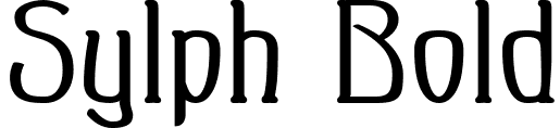 Sylph Bold font - Sylph Bold.ttf