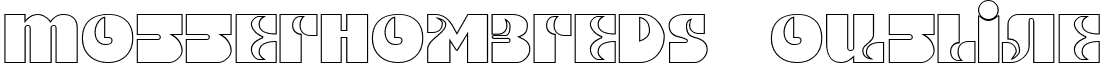 MotterHombreDS Outline font - MOTTHDO_.TTF