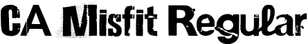 CA Misfit Regular font - CAMISFIT.TTF