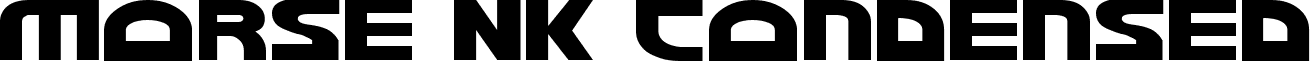Morse NK Condensed font - morsenkv2c.ttf