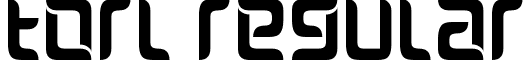 Torl Regular font - Torl.ttf