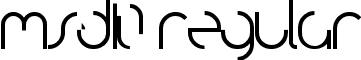 MSD10 Regular font - MSD10.ttf