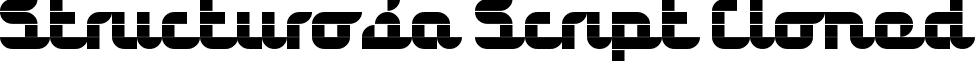 Structurosa Script Cloned font - structurosa_script_cloned.ttf