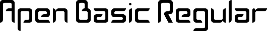 Apen Basic Regular font - apen_basic.ttf