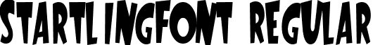 StartlingFont Regular font - StartlingFont.ttf