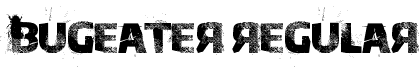 Bugeater Regular font - bugeater.ttf