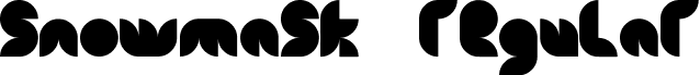 snowmask Regular font - snowmask.ttf