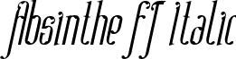 Absinthe FT Italic font - AbsintheFT-Italic.ttf