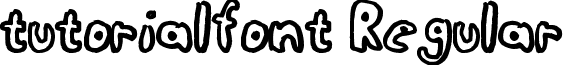 tutorialfont Regular font - Please_Explain_Font_by_darnfancylettuce.ttf