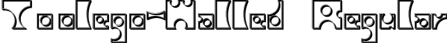 Toolego-Walled Regular font - Toolego-Walled.ttf