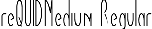 reQUIDMedium Regular font - reQUID-Medium.TTF