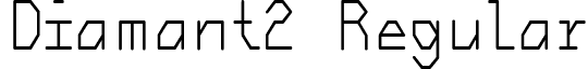 Diamant2 Regular font - diamant2.ttf