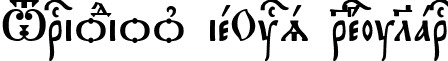 Triodion ieUcs Regular font - TriIEUcs.ttf