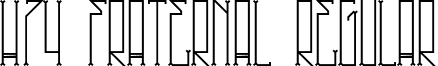 H74 Fraternal Regular font - HFraternal-Normal.otf