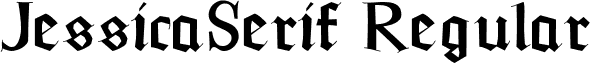 JessicaSerif Regular font - JessicaSerif.ttf