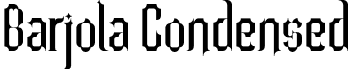 Barjola Condensed font - barjola.otf