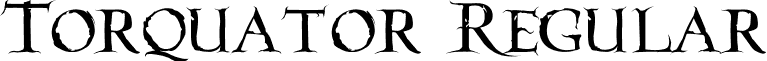 Torquator Regular font - Torquator.TTF