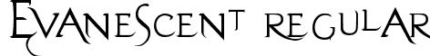 Evanescent Regular font - evanescent.ttf