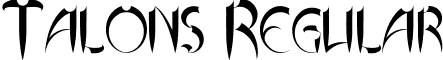 Talons Regular font - Talons.TTF