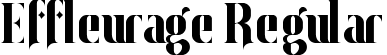 Effleurage Regular font - effleurage_.ttf