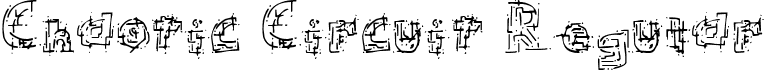 Chaotic Circuit Regular font - design.graffiti.chaoscir.ttf