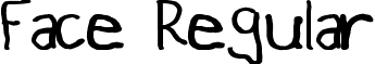 Face Regular font - Face_by_livefastdiefun.ttf